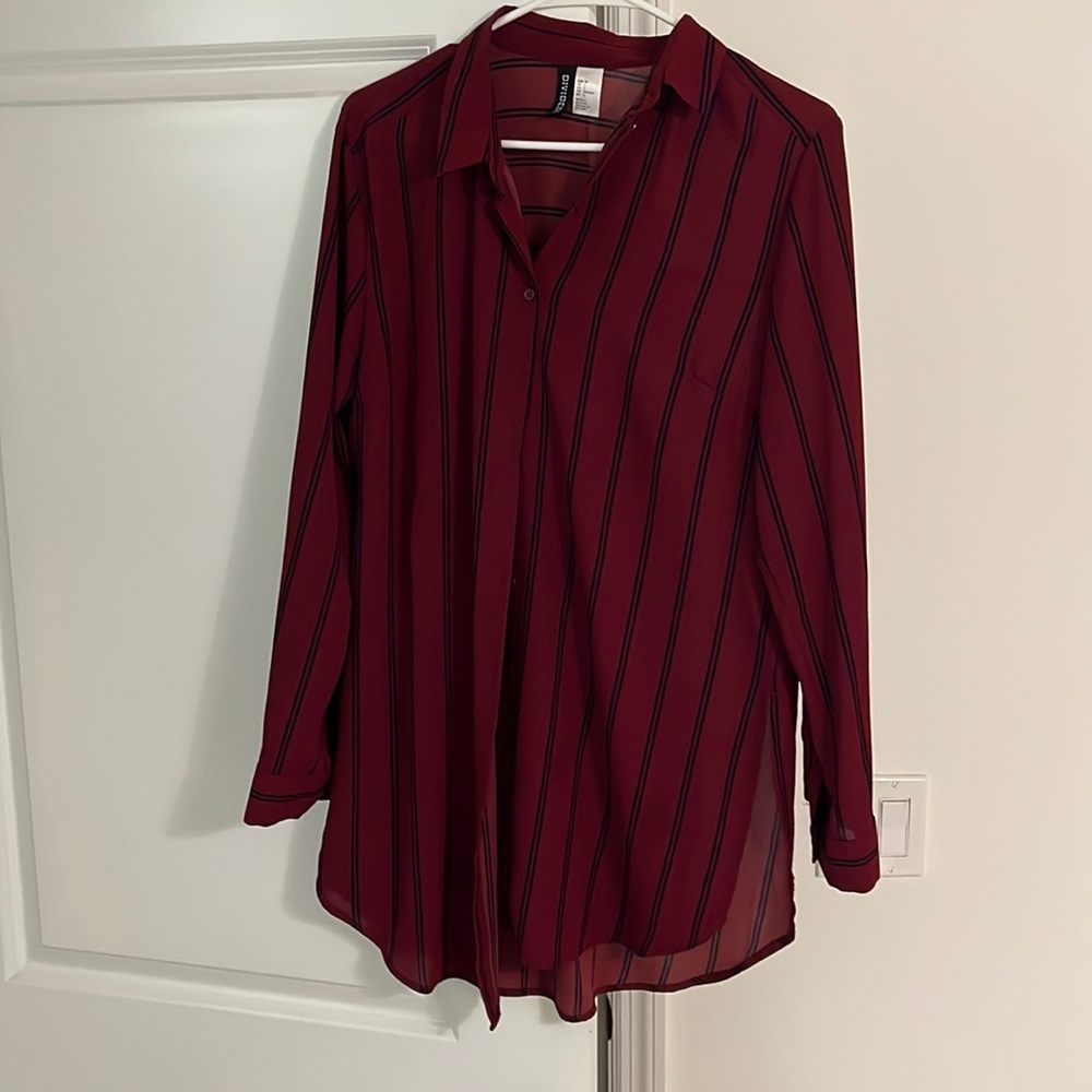 Long Flowy Slitted Top